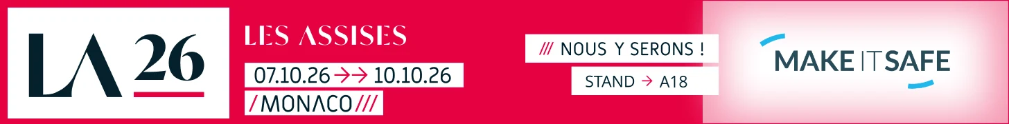 Les Assises 2026, du 7 au 10 octobre 2026 à Monaco. Make IT Safe y sera, stand A18.